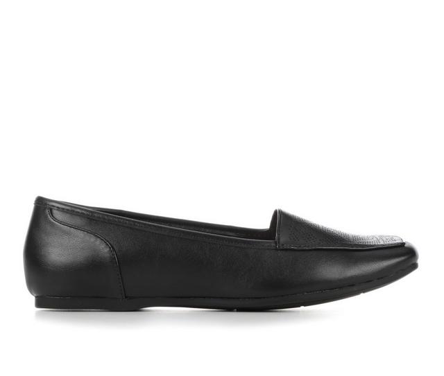 Women's Easy Street Thrill Perf Loafers in Black color