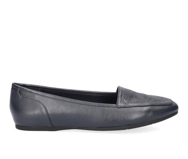 Women's Easy Street Thrill Perf Loafers in Navy color