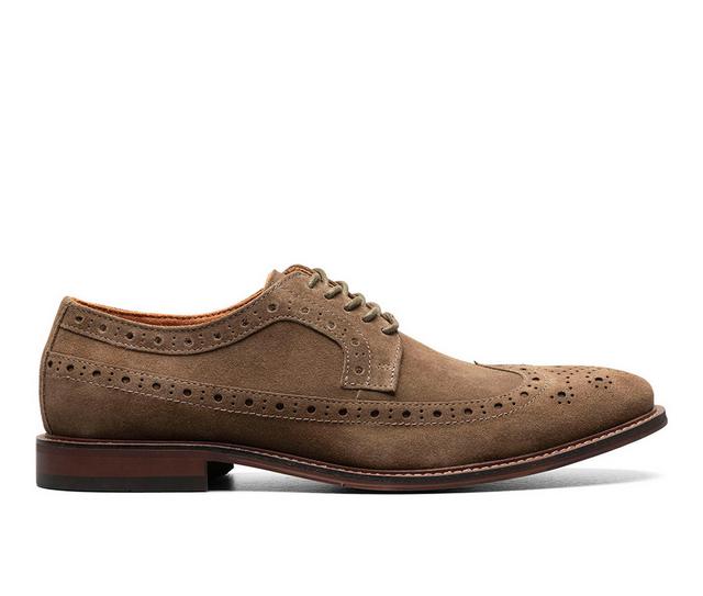 Men's Stacy Adams Marligan Dress Oxfords in Mocha color