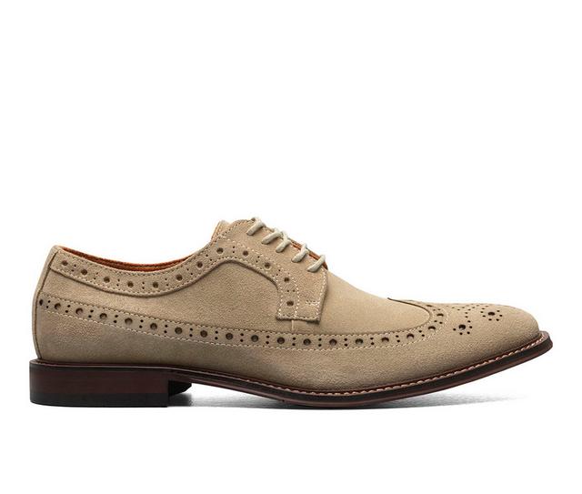 Men's Stacy Adams Marligan Dress Oxfords in Sand color