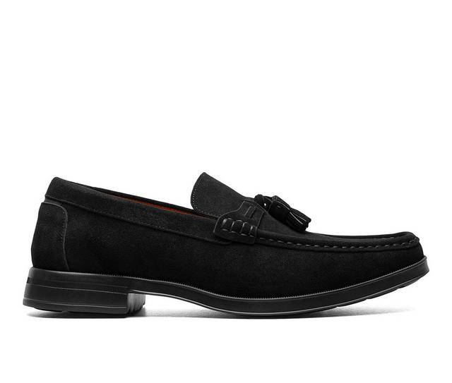 Men's Stacy Adams Peppley Dress Loafers in Black color