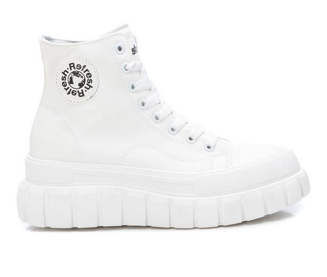 Women's Xti Theresa High Top Sneakers in White color