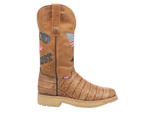 Men's Dingo Boot Patriot Western Cowboy Boots in Tan color