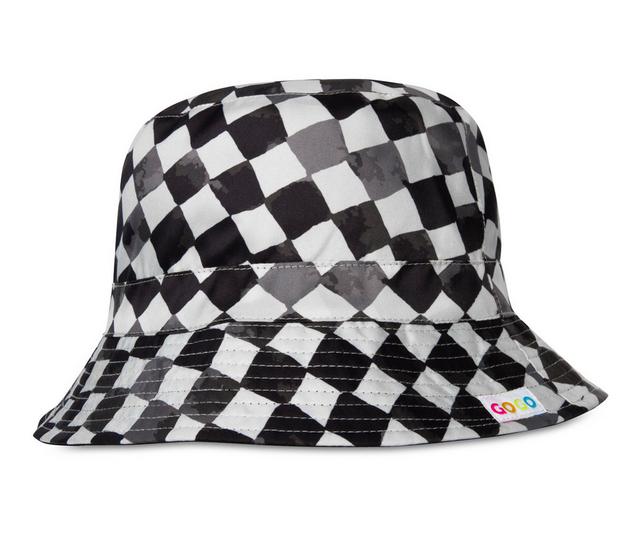 GOGO Sophie Reversible Bucket Hat in Rue/Black color