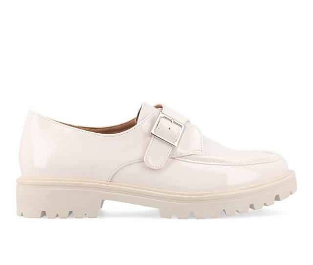 Women's Journee Collection Azula Chunky Loafers in Bone color