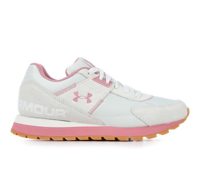 Women's Under Armour Essential Runner Sneakers in Clay/Pink color