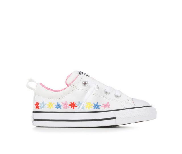 Girls' Converse Infant & Toddler CTAS Street Ox Bloom Sneakers in Wht/OopsPnk/Drm color