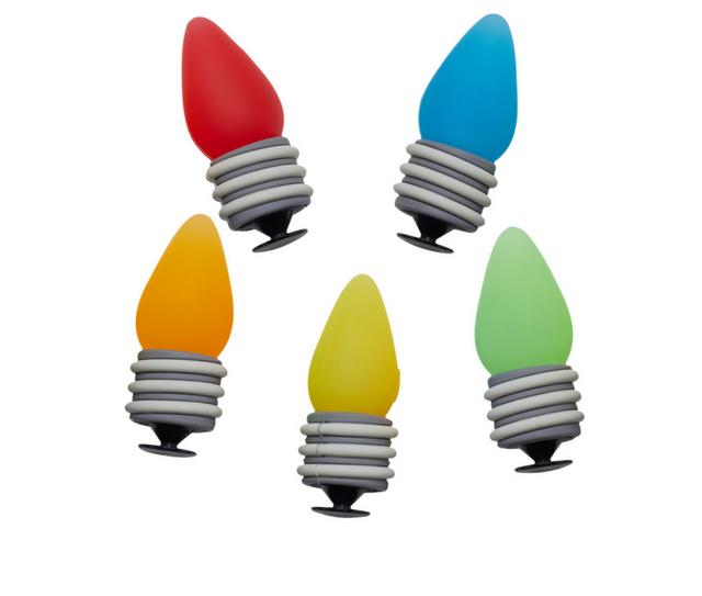 Crocs Jibbitz Premium 5 Packs in LED Hldy Lights color