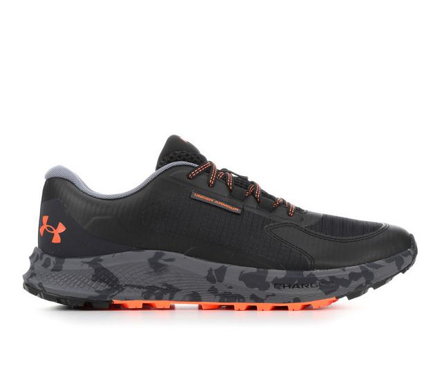 Men's Under Armour Bandit TR3 Trail Running Shoes in Blk/Blk/Orng color