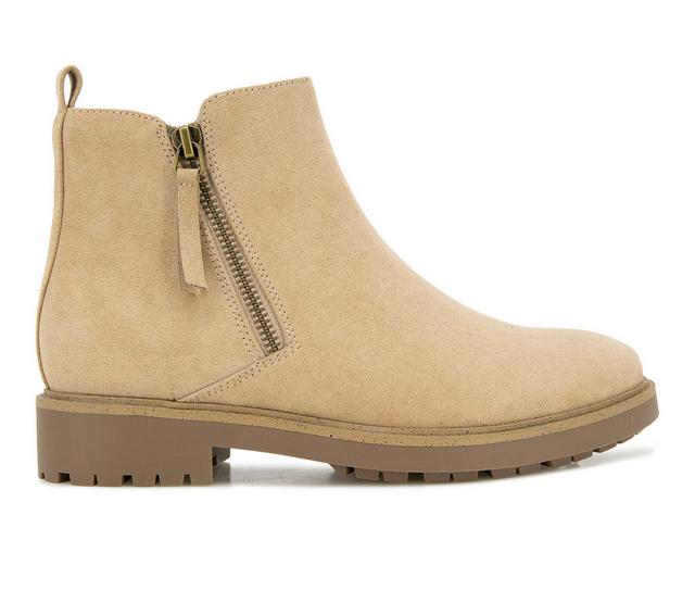 Women's Esprit Sassie Ankle Booties in Warm Sand color