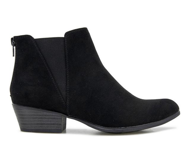 Women's Esprit Tiffany Low Block Heeled Booties in Black color