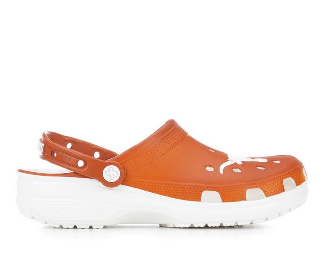 Men's Crocs University of Texas Classic Clogs in White color