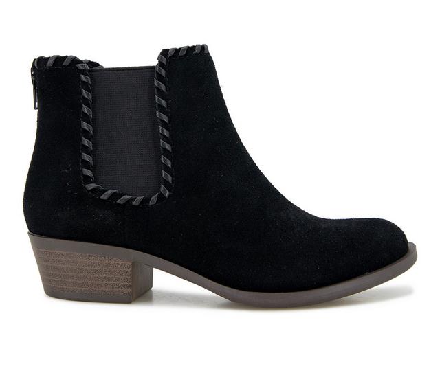 Women's KENSIE Gina Heeled Booties in Black color