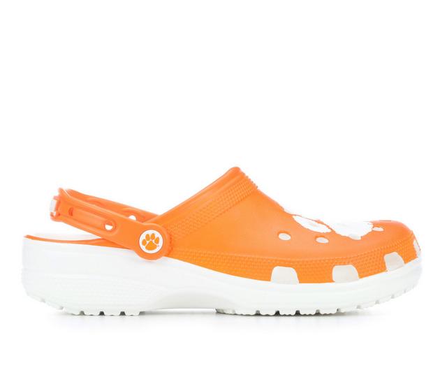 Men's Crocs Clemson Classic Clogs in White color
