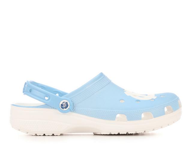 Men's Crocs University North Carolina Classic Clog in White color