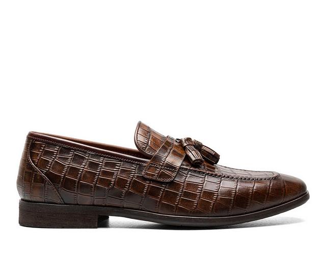 Men's Stacy Adams Franz Dress Loafers in Cognac color