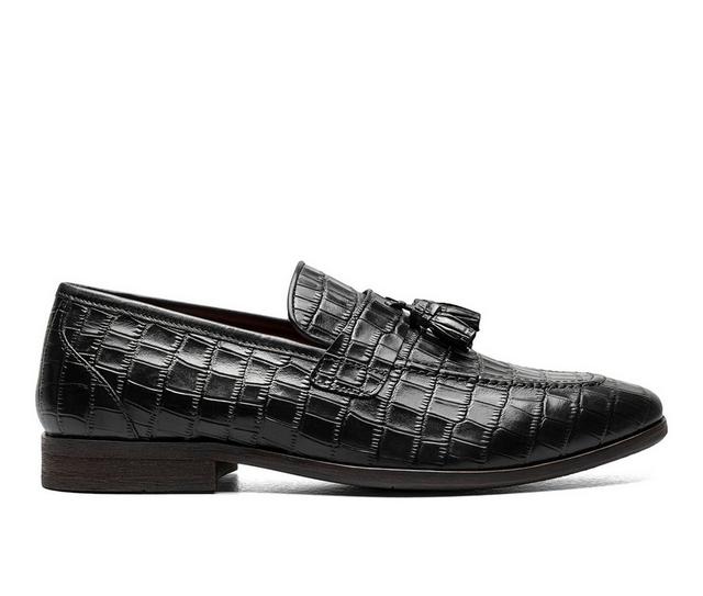 Men's Stacy Adams Franz Dress Loafers in Black color