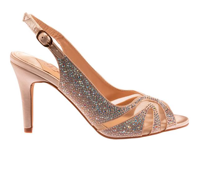 Women's Lady Couture Adore Dress Sandals in Champagne color