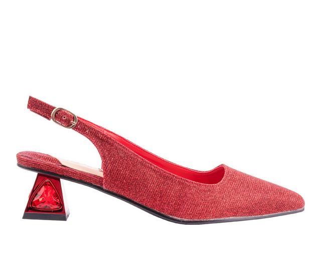 Women's Lady Couture Ruby Pumps in Red color