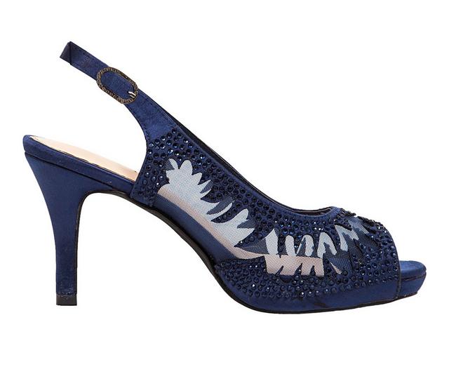 Women's Lady Couture Spicy Platform Dress Sandals in Navy color
