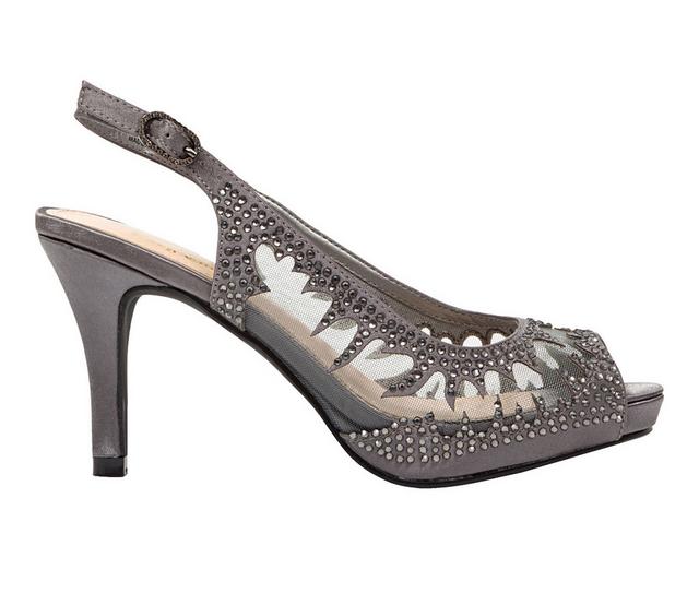 Women's Lady Couture Spicy Platform Dress Sandals in Pewter color