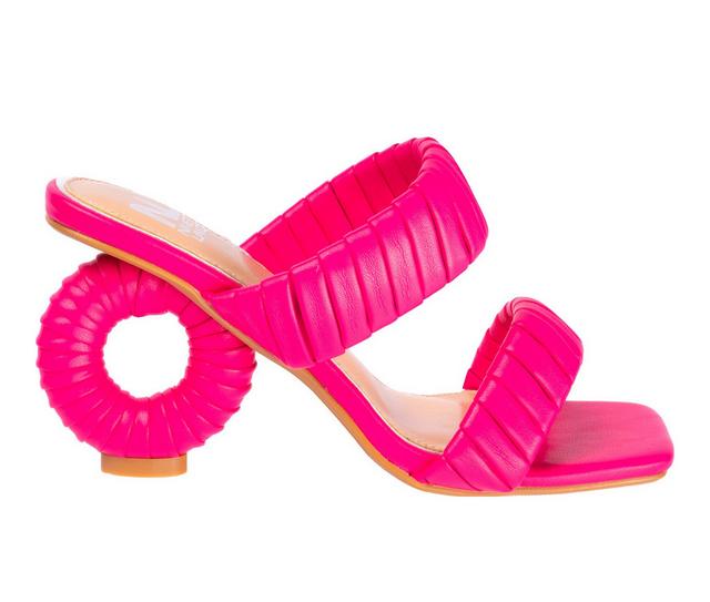 Women's Ninety Union Ash Dress Sandals in Fuschia color