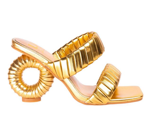 Women's Ninety Union Ash Dress Sandals in Gold color