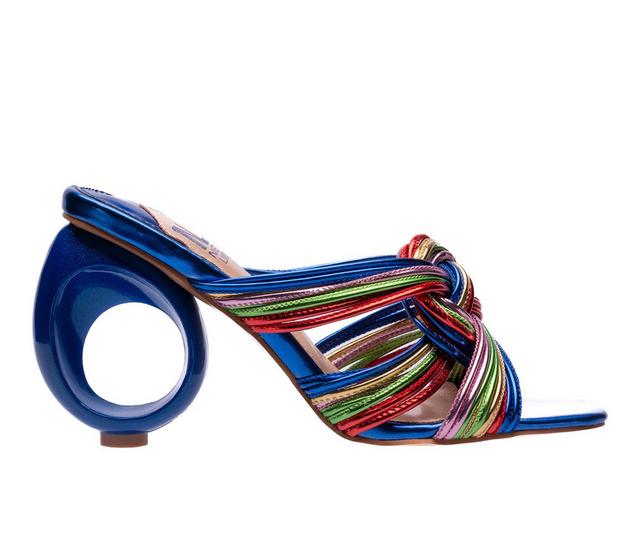 Women's Ninety Union Brazil Dress Sandals in Blue color