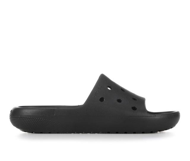 Adults' Crocs Classic Slide v2 in Black color