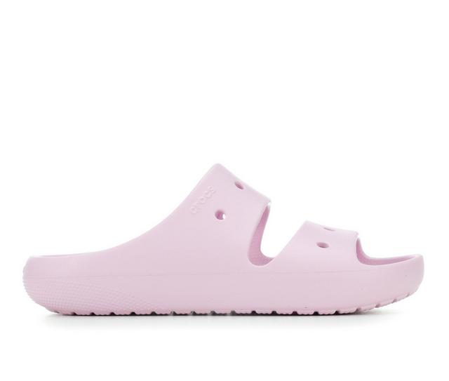 Adults' Crocs Classic Sandal v2 in Ballerina Pink color