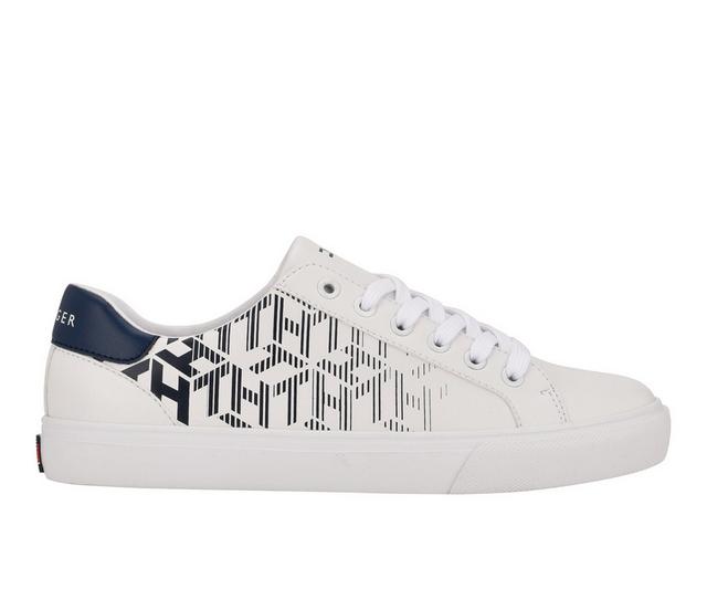 Women's Tommy Hilfiger Loura Fashion Sneakers in White/Navy color