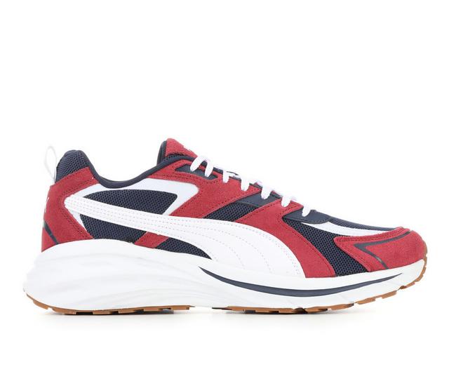 Men's Puma Hypnotic Sneakers in Nvy/Wht/Red color