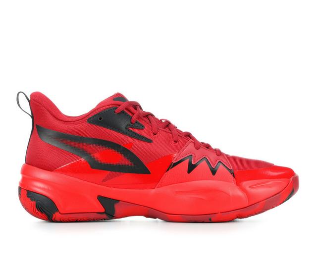 Men's Puma Genetics Basketball Shoes in Red/Black color
