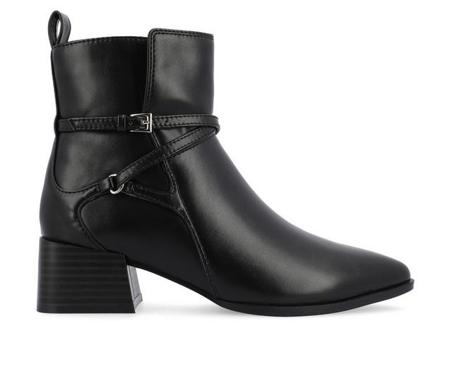 Women's Journee Collection Estelle Booties in Black color