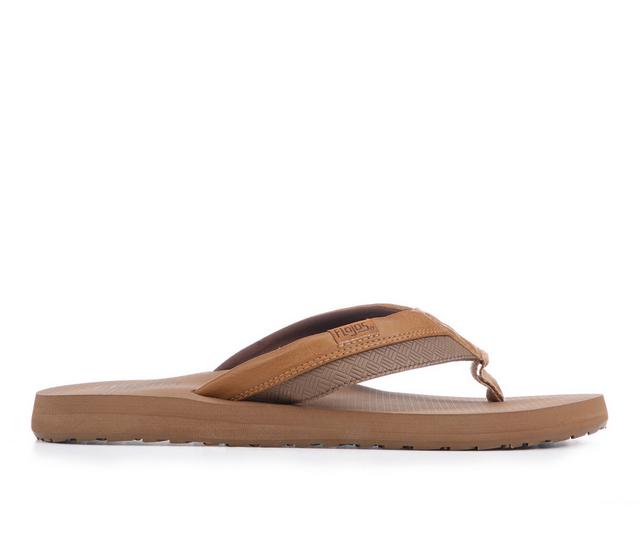 Men's Flojos Ryan Kush Flip-Flops in TAN color