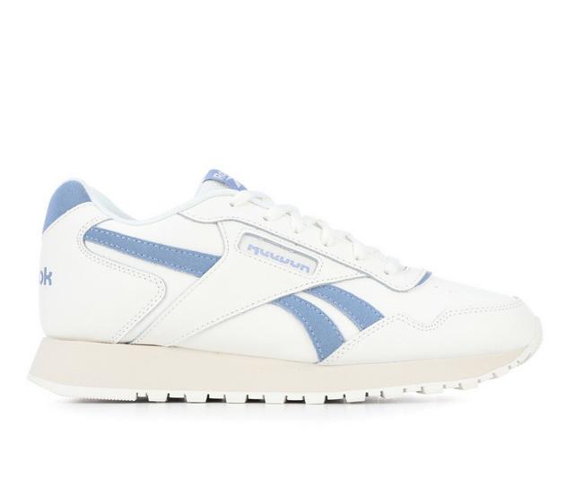 Women's Reebok Glide Sneakers in Chalk/Blue color