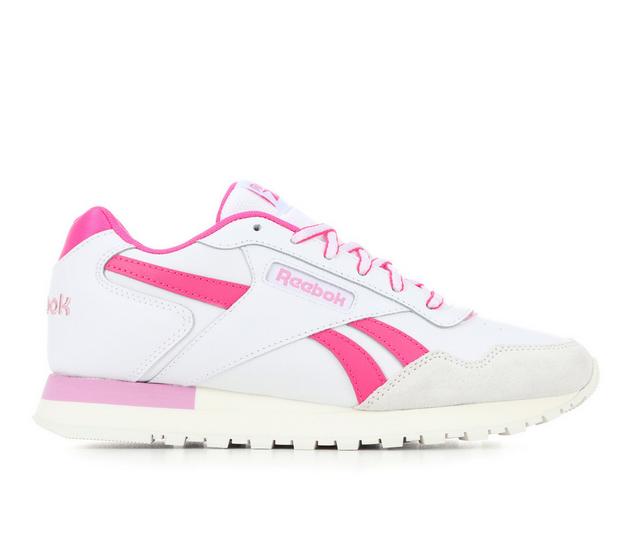 Women's Reebok Glide Reeblock Sneakers in White/Pink color