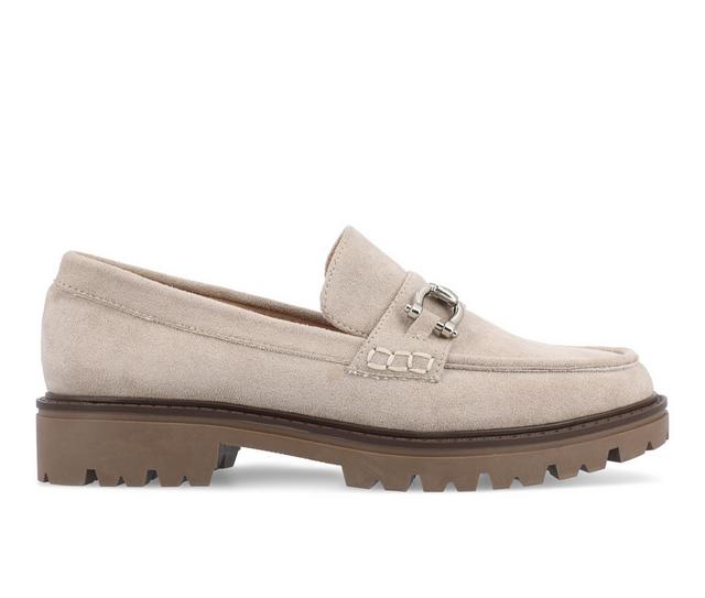Women's Journee Collection Jessamey Chunky Loafers in Grey color