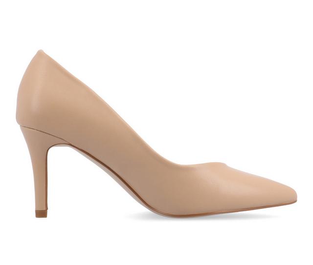 Women's Journee Collection Gabriella Pumps in Almond color