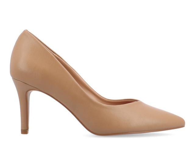 Women's Journee Collection Gabriella Pumps in Carmel color