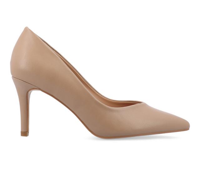 Women's Journee Collection Gabriella Pumps in Mocha color