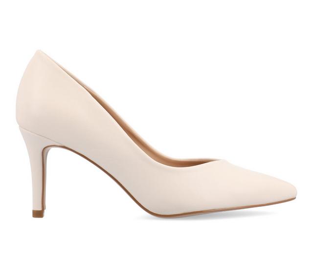 Women's Journee Collection Gabriella Pumps in Porcelain color