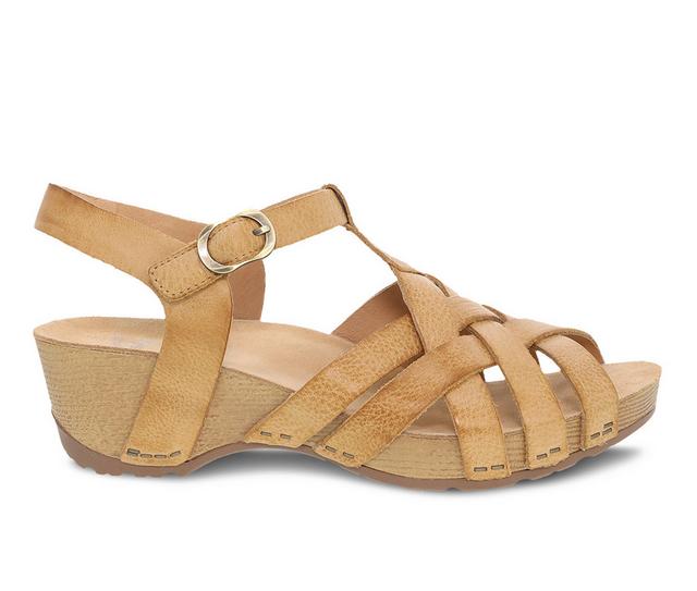 Women's Dansko Tinley in Tan Milled color