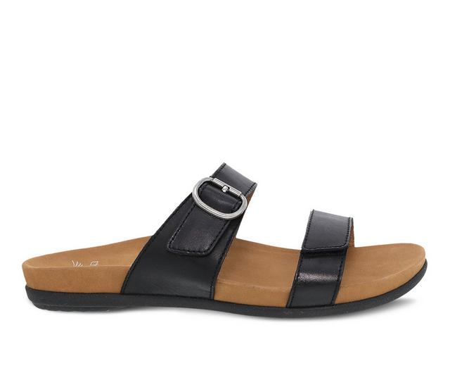 Women's Dansko Justine Sandals in Black color