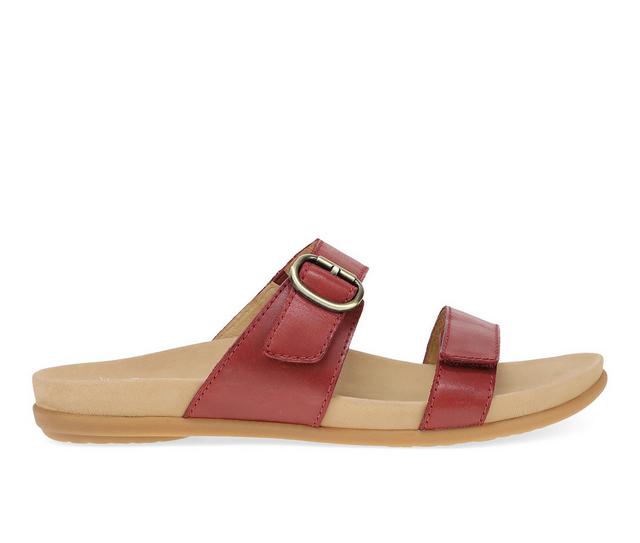 Women's Dansko Justine Sandals in Cayenne color