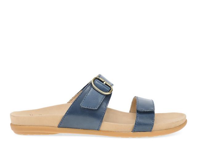 Women's Dansko Justine Sandals in Marine color