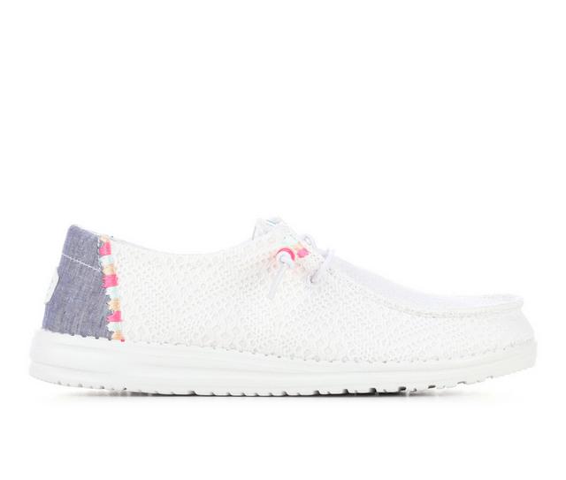 Women's HEYDUDE Wendy Boho Crochet in White color