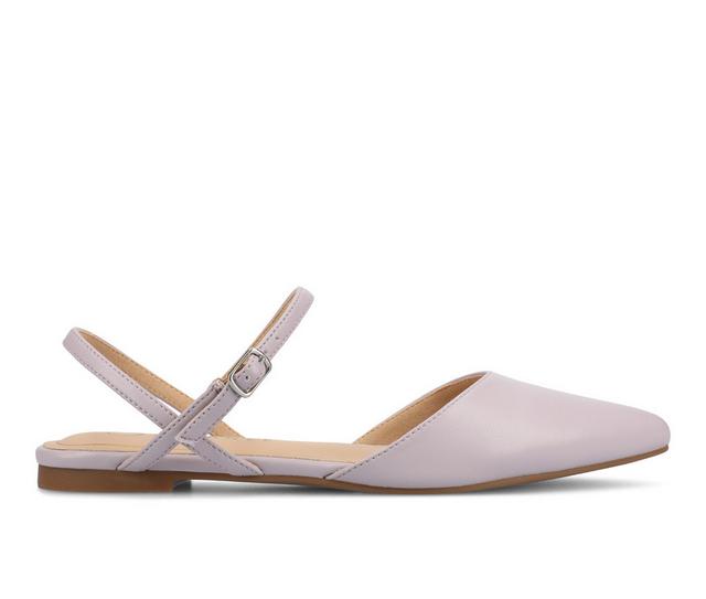 Women's Journee Collection Martine Mule Flats in Lillac color