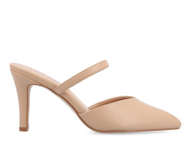Women's Journee Collection Yvon Pumps in Almond color