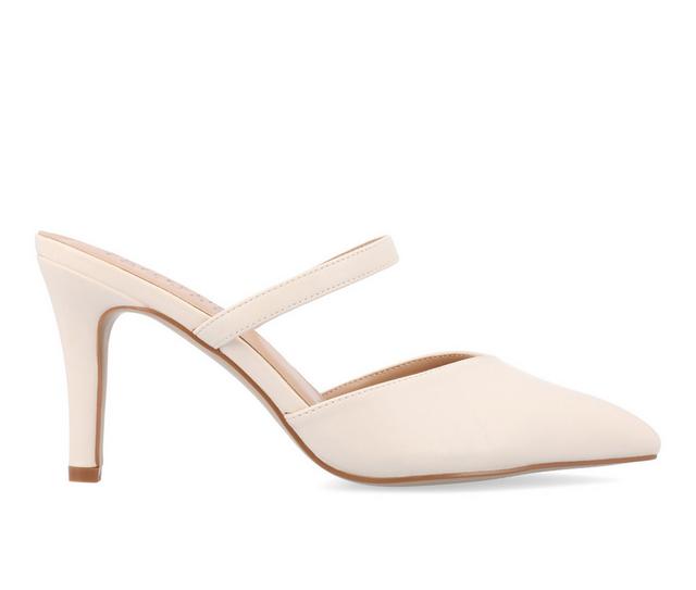 Women's Journee Collection Yvon Pumps in Porcelain color